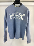 Satoshi Nakamoto Logo Printed Studded Fleece T-Shirt（写真2）
