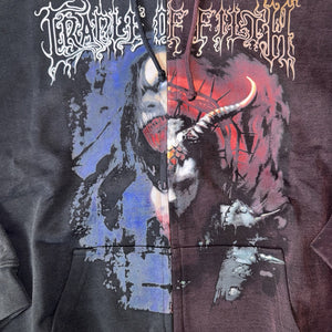 Vetements x Cradle Of Filth Oversized Panned Zip Hoodie، الصورة 3