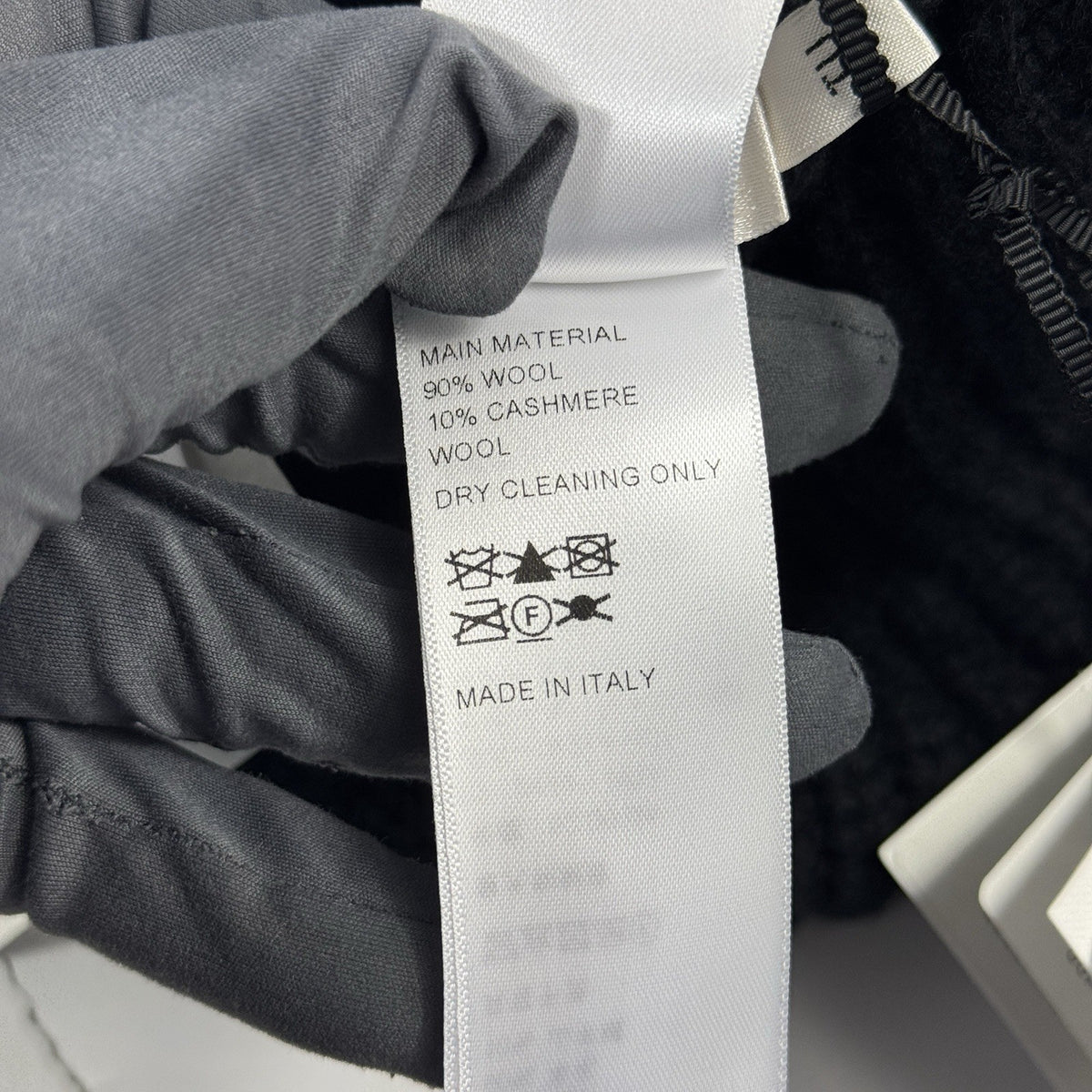 Celine Logo Knit Wool Beanie, photo 9