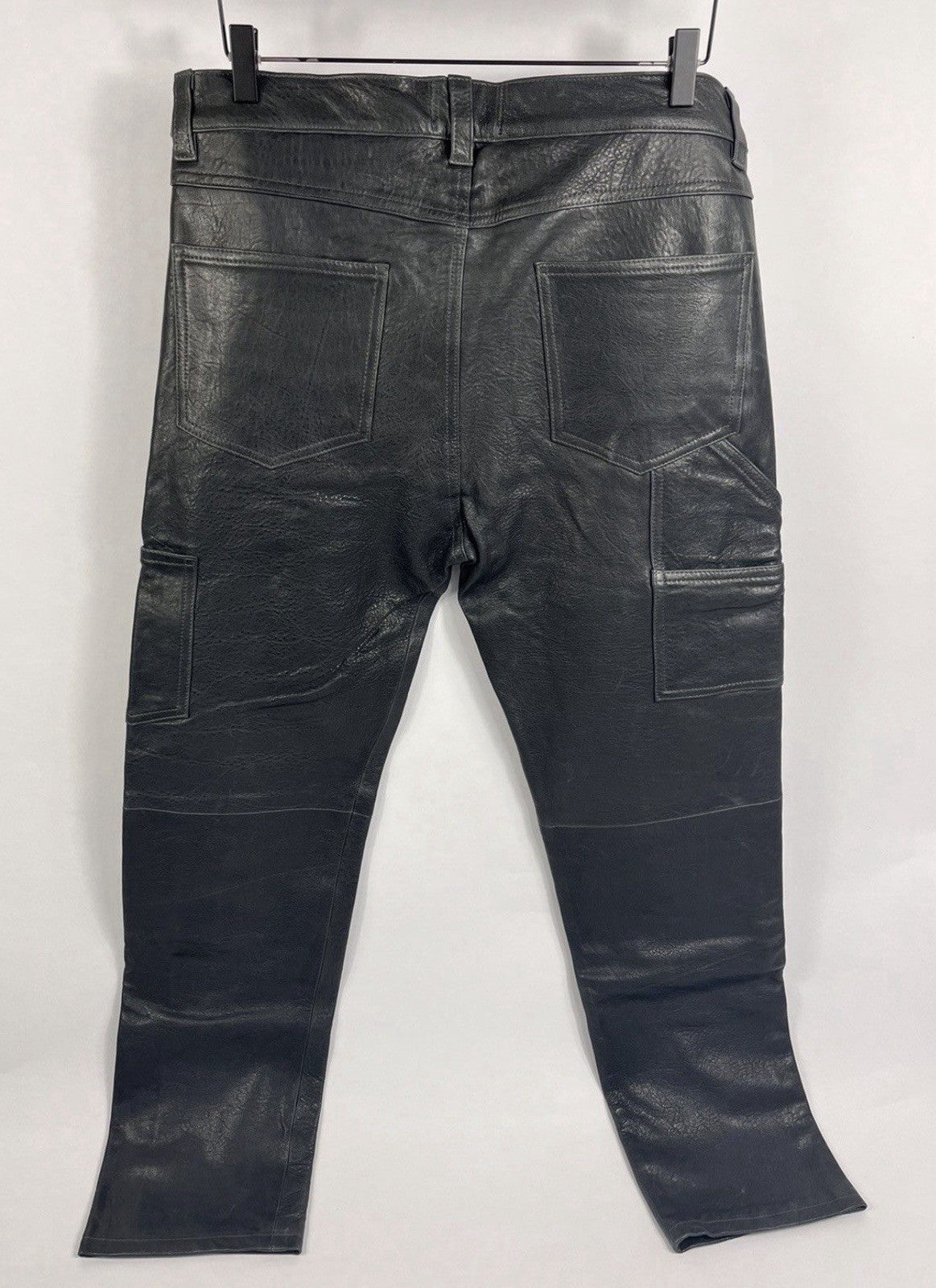 Enfants Riches Deprimes Soft Leather Slim Fit Panelled Trousers, photo 4