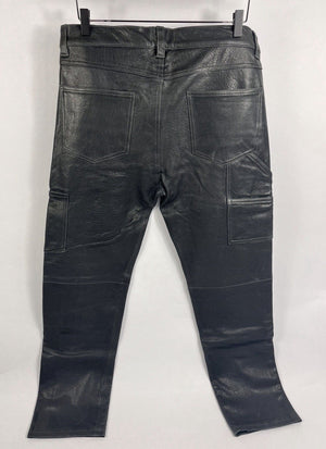 Enfants Riches Deprimes Soft Leather Slim Fit Panelled Trousers（写真4）