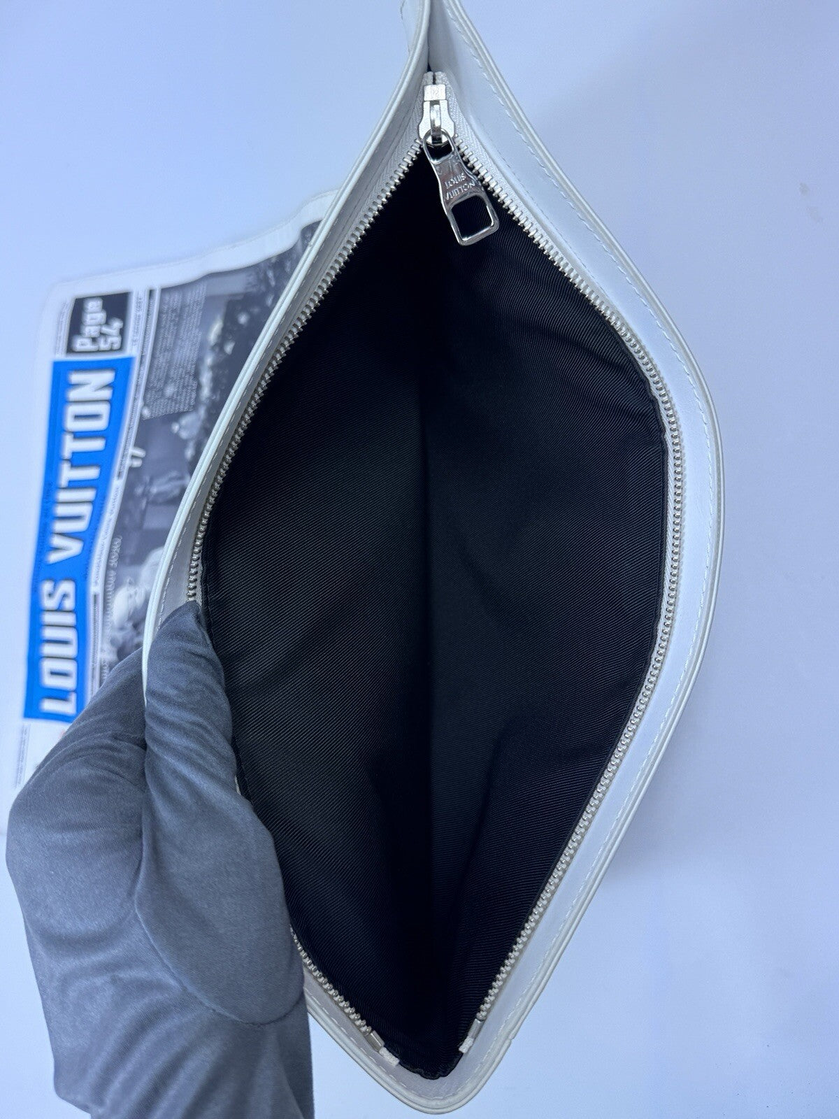 Louis Vuitton x Virgil Abloh Tourist VS Purist 2021 Newspaper Clutch Bag, photo 6