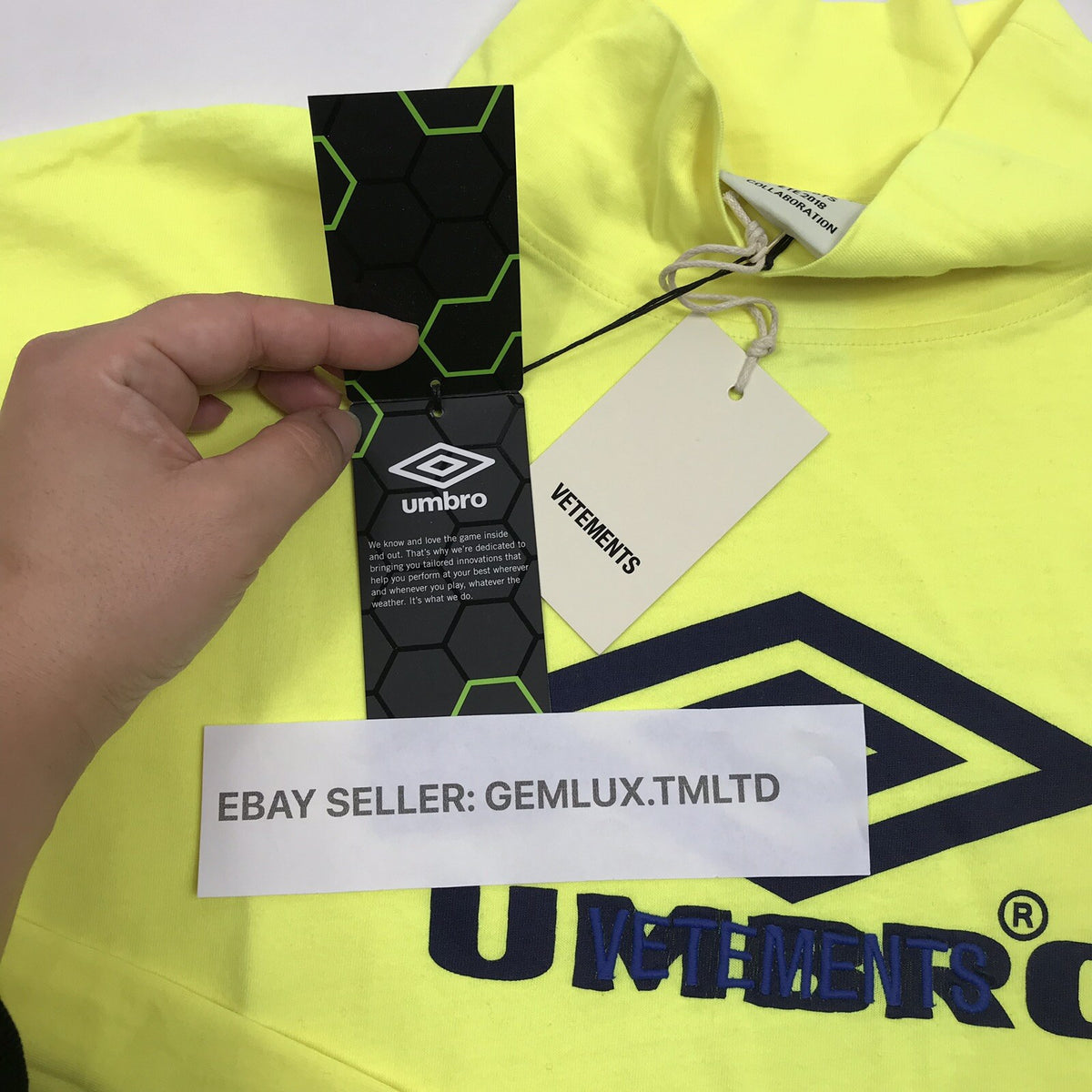 Vetements x Umbro Oversized Embroidered Print T-Shirt, photo 4
