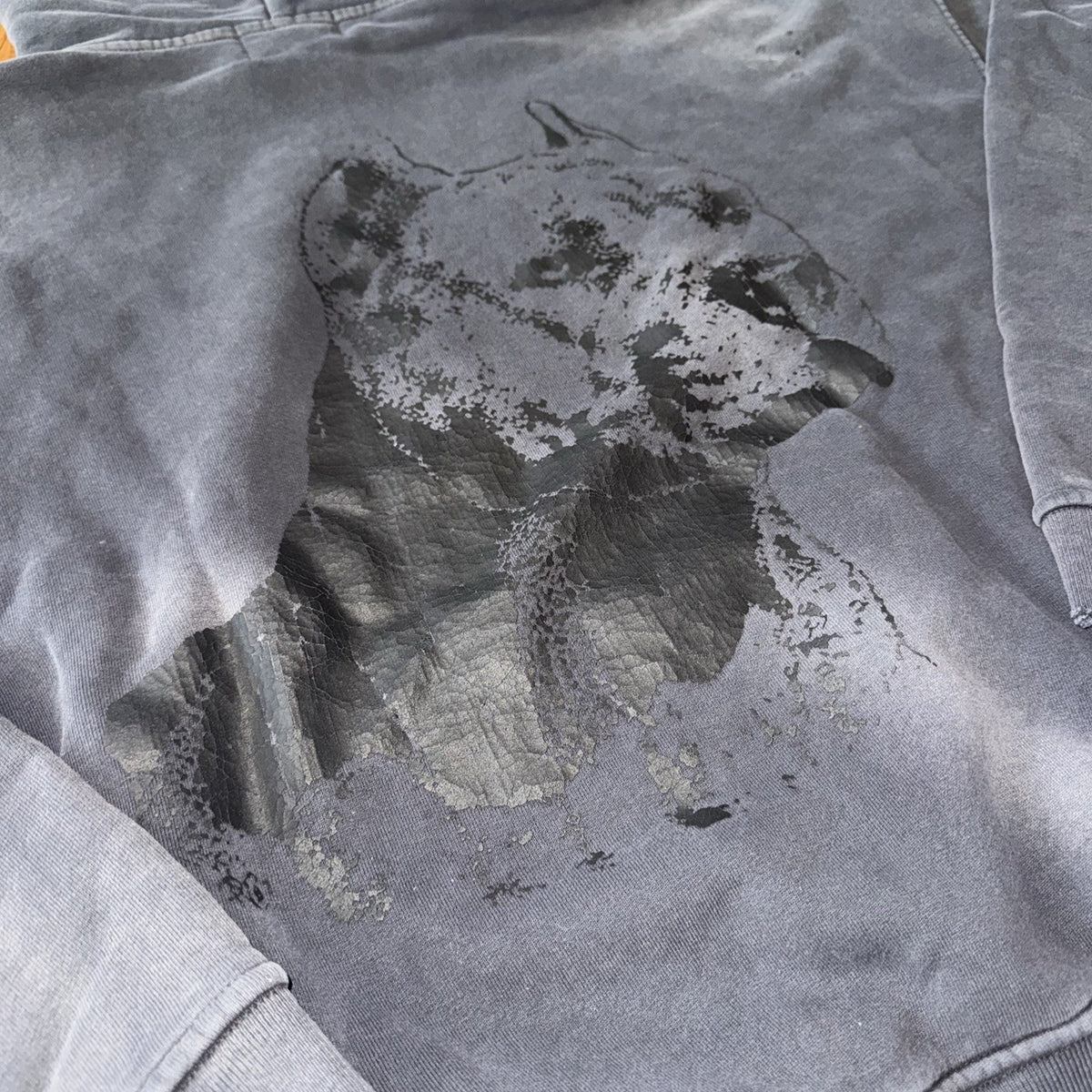 Enfants Riches Deprimes Pit Bull Print Distressed Hoodie, photo 4