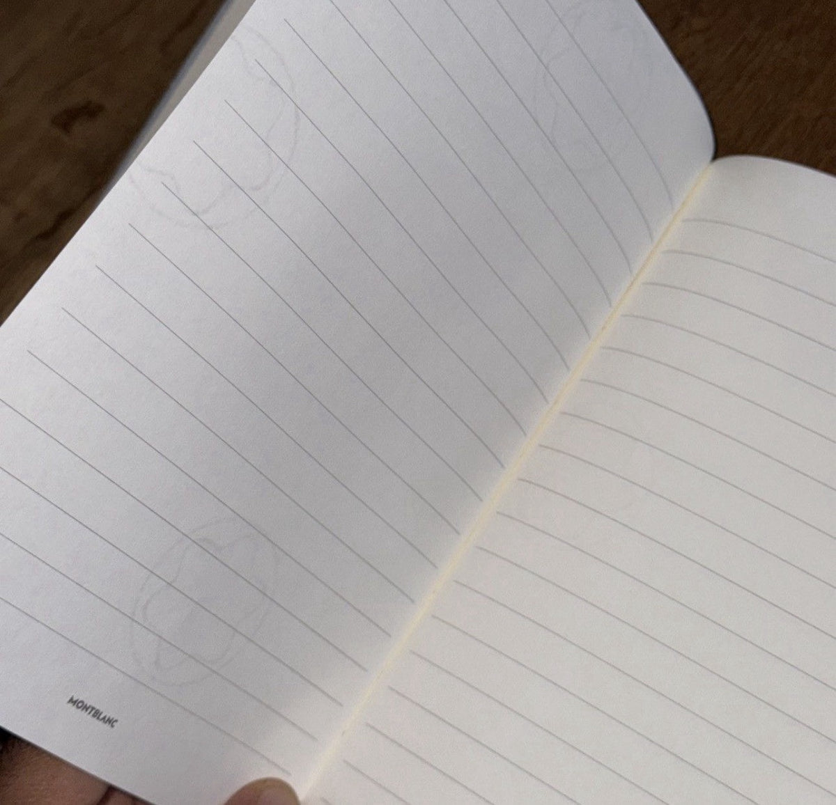Montblanc x Daniel Arsham Studios Baby Blue Leather Notebook, photo 8