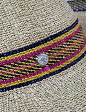 Chrome Hearts Pink Cross Patch Straw Hat, photo 5
