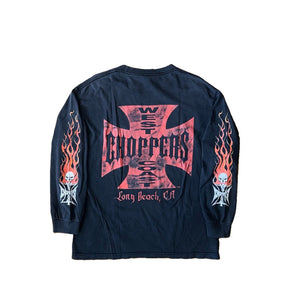 West Coast Choppers For Life Vintage Long Sleeve T-Shirt（写真1）