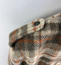 Celine x Hedi Slimate Logo Embroidered Checked Wool Jacket، الصورة 5