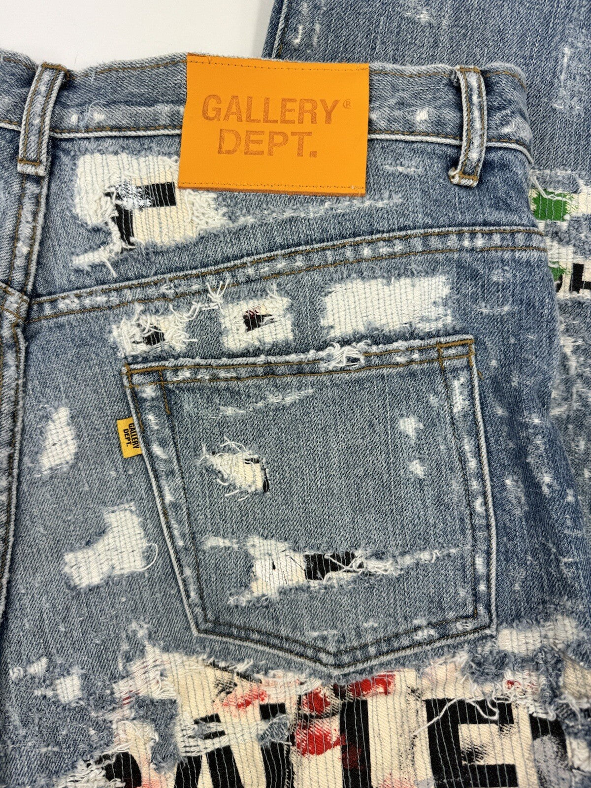 Gallery Dept Logo Print Distressed Jeans, photo 3