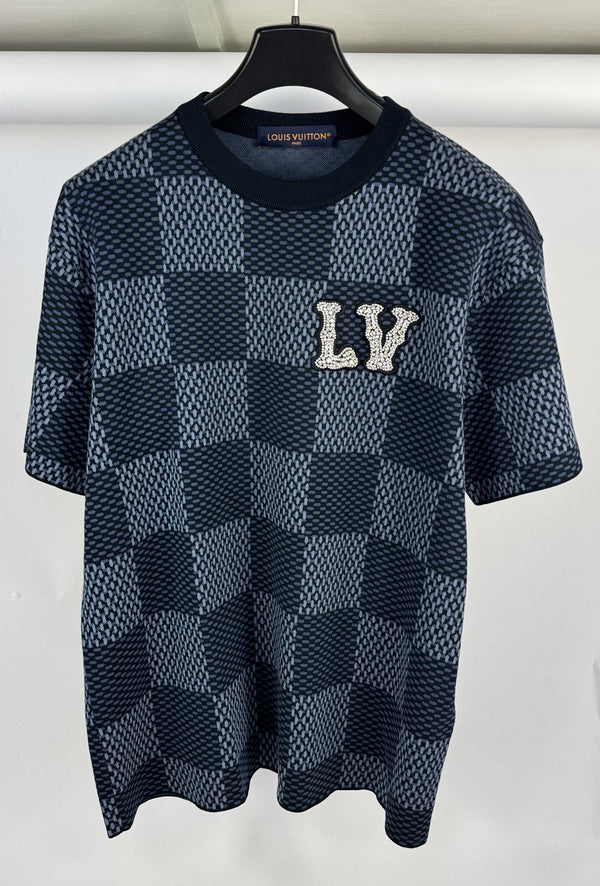 Louis Vuitton Damier LV Crystal Crewneck T-Shirt, photo 2