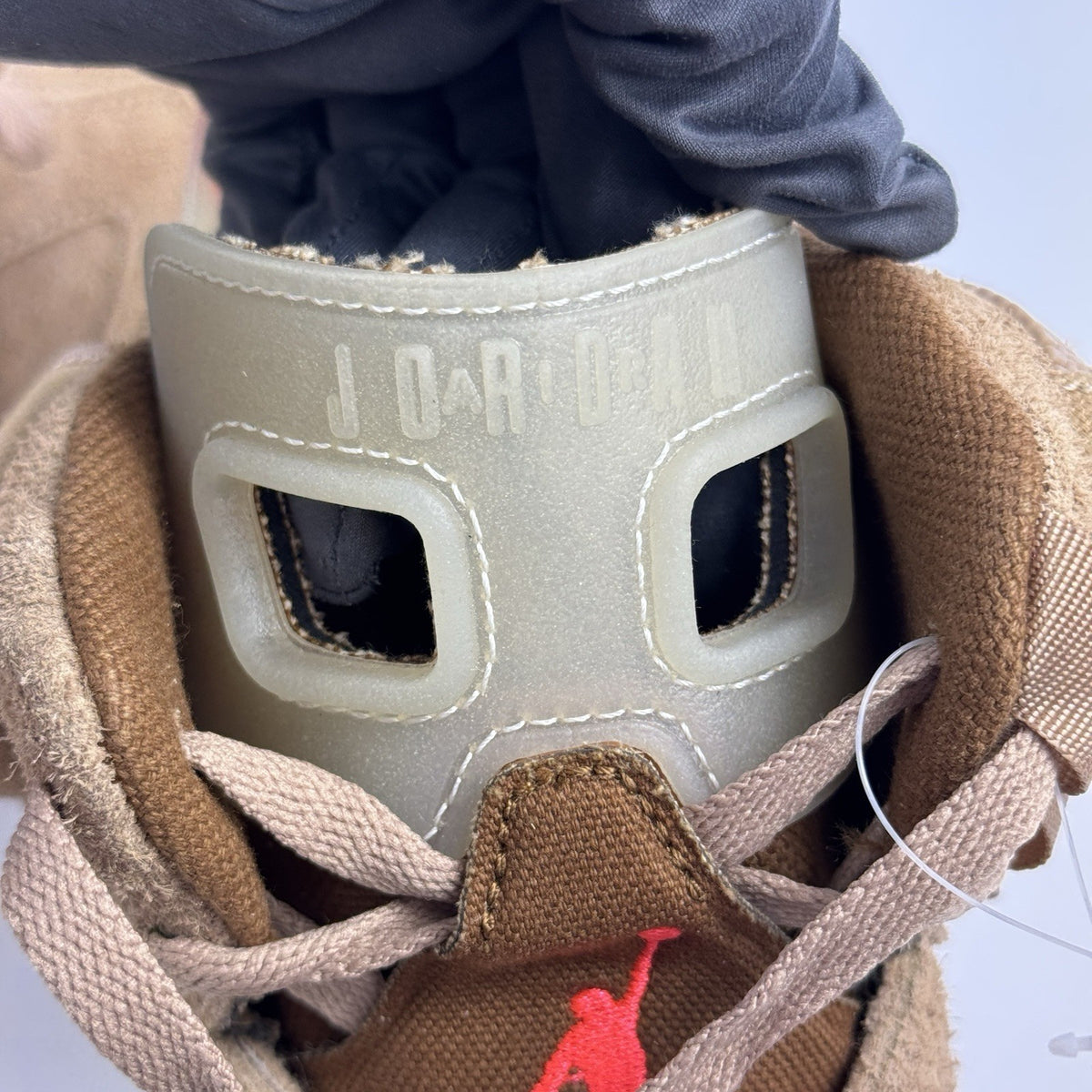 Travis Scott x Jordan 6 Retro British Khaki Sneakers, photo 8