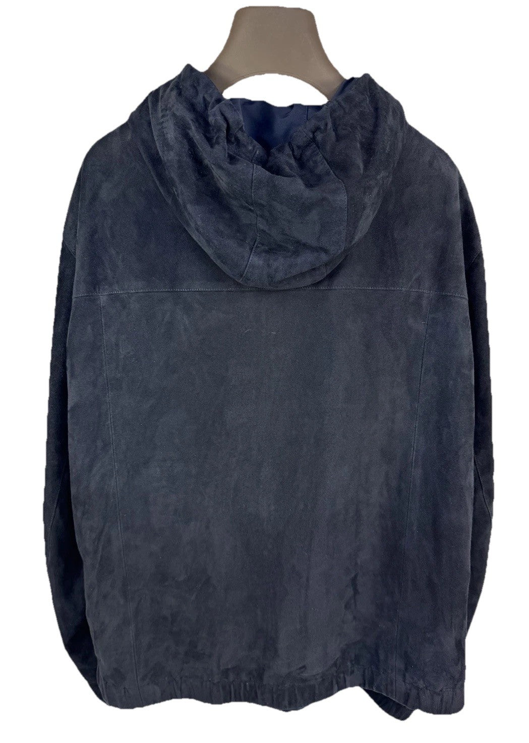 Eleventy Suede Reversible Hooded Zip Up Jacket, photo 2