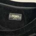 Fendi Logo Print Velvet Jumper &amp; Joggers Set، الصورة 5