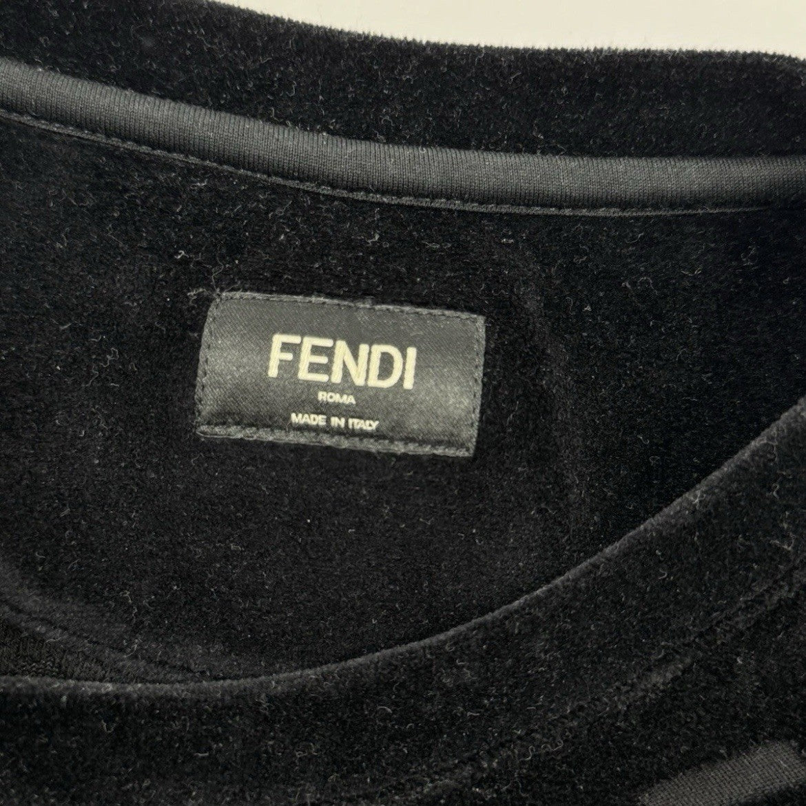 Fendi Logo Print Velvet Jumper & Joggers Set, photo 5