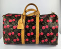 Louis Vuitton x Takashi Murakami Cherry Monogram 45 Keepall Duffle 2005 Cerises، الصورة 5