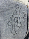 Chrome Hearts Leopard Cross Patch Denim Jeans، الصورة 7