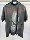The Sekrit Saint Chopped Girl Distressed T-Shirt, photo 3