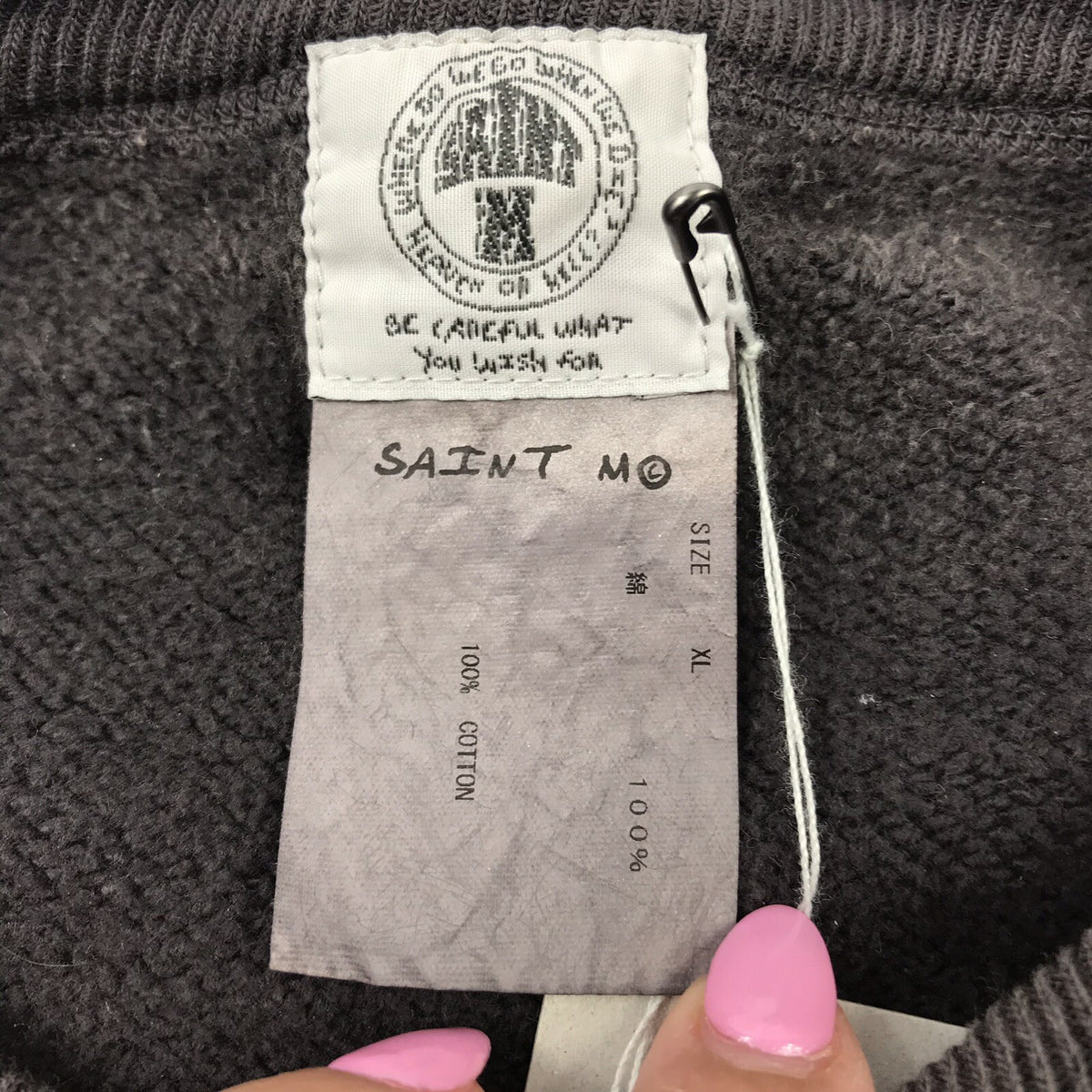 Saint Michael x Hajime Sorayama Faded Black Sweatshirt, photo 7