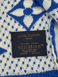 Louis Vuitton Duo Blue Echarpe Logomania Scarf 2018, photo 6