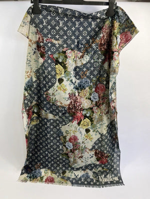 Louis Vuitton x Virgil Abloh Floral Tapestry 2021 Scarf, photo 3