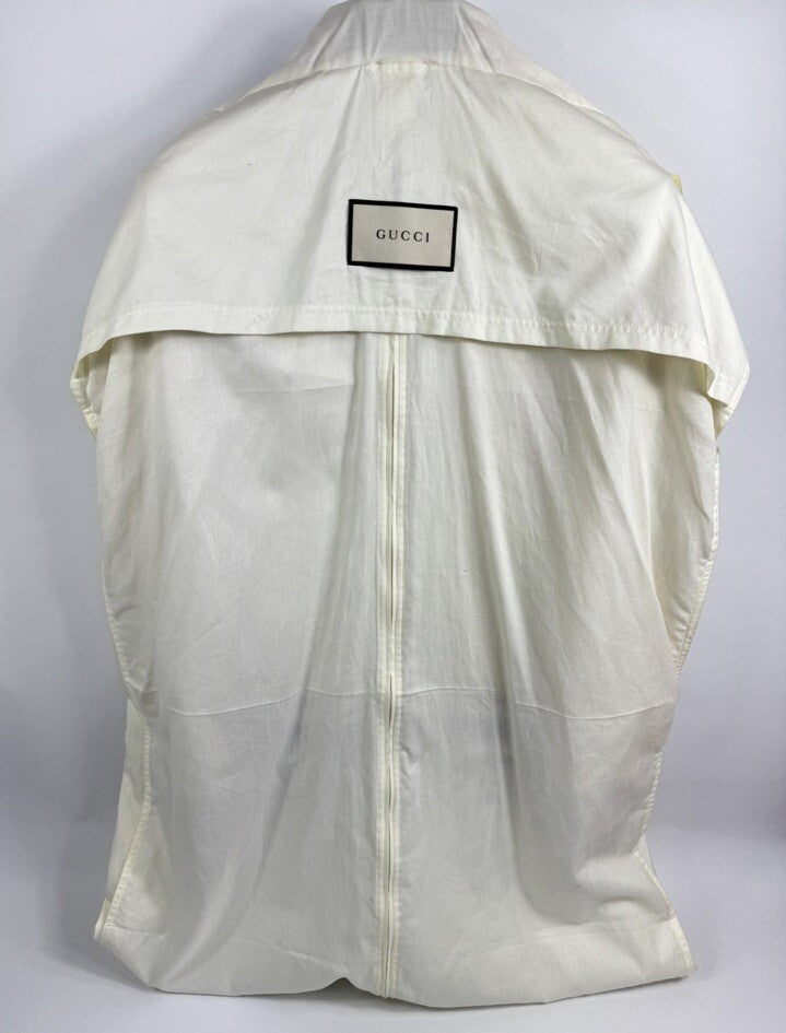 Gucci Deer Oil Distressed Leather Bomber Jacket, photo 14