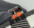 Chrome Hearts Orange Cross Patch Pony Hair Watch Roll, photo 8