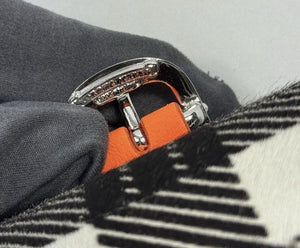 Chrome Hearts Orange Cross Patch Pony Hair Watch Roll, photo 8