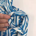 Fendi FF Vertigo Print Blue Bermuda Shorts، الصورة 4