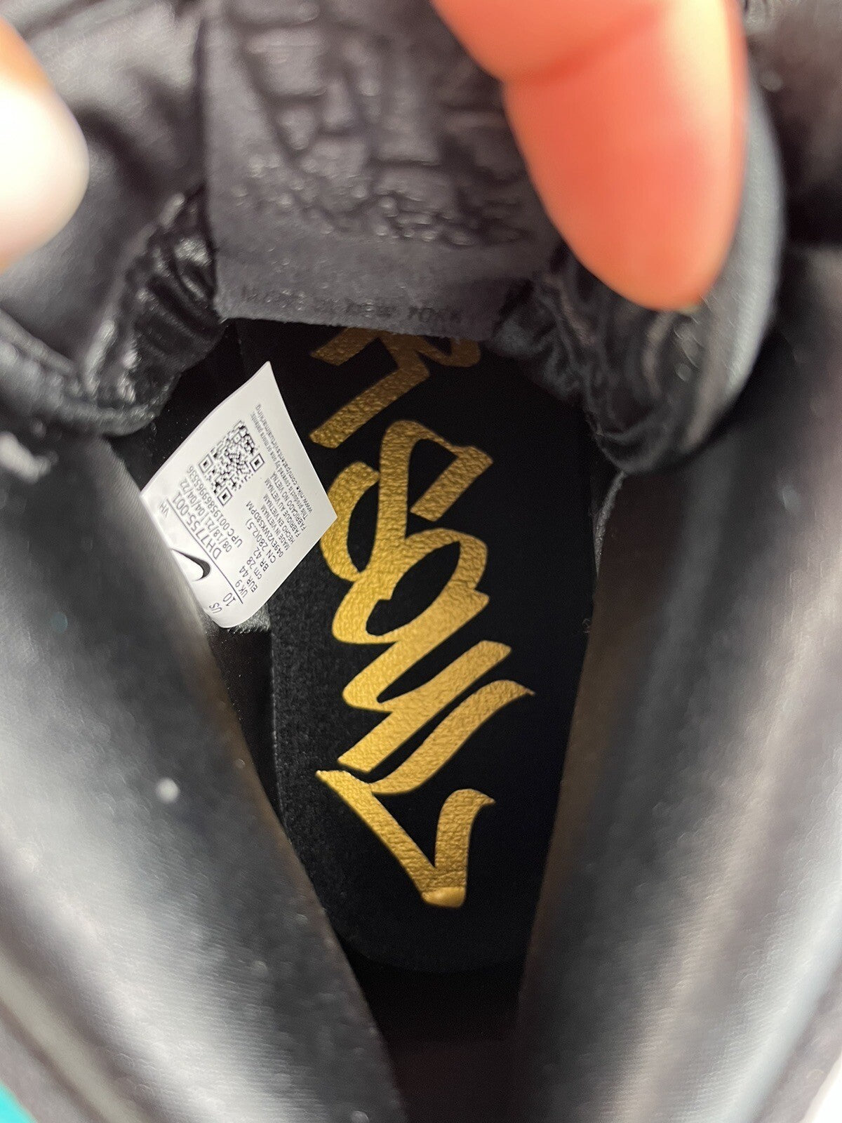 Nike SB Dunk High Pro QS Faust Black Gold, photo 15