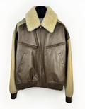 Bottega Veneta Soft Leather Jacket With Shearling Removable Collar، الصورة 3