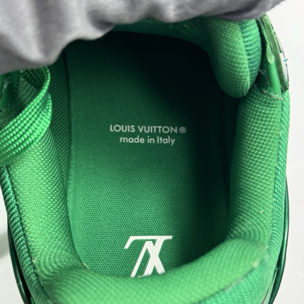 Louis Vuitton Argent Green Patent Trainers, photo 10
