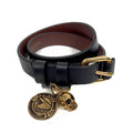 Alexander Mcqueen Leather And Gold Tone Bracelet، الصورة 1