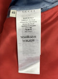 Gucci Deer Oil Distressed Leather Bomber Jacket, photo 7
