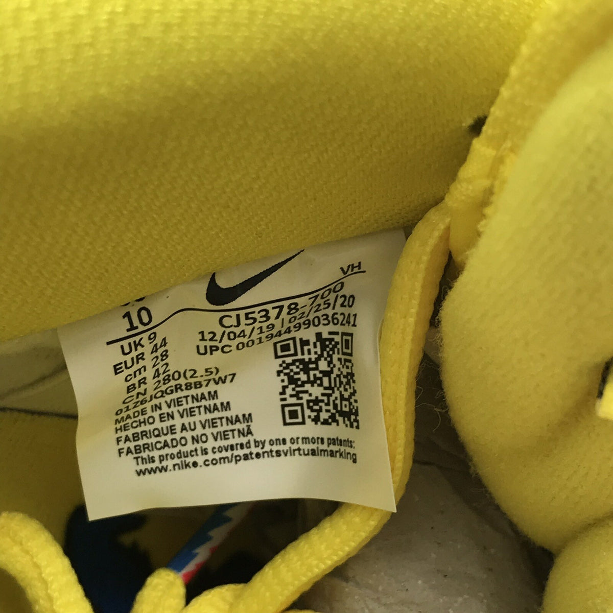 Nike SB Dunk x Grateful Dead Bears Yellow Low Sneakers, photo 7