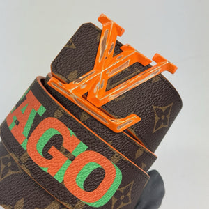 Louis Vuitton x Virgil ‘Chicago’ Monogram Print Reversible Belt 40mm, photo 4