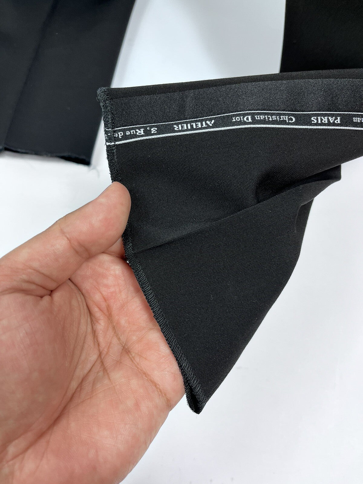 Dior Ruban Logo Black Smart Trousers, photo 6