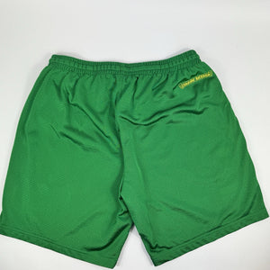 Chrome Hearts Green Logo Print Mesh Shorts، الصورة 4
