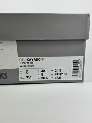 Thom Browne x Asics Gel Kayano 14 White (London Exclusive) Trainers، الصورة 15
