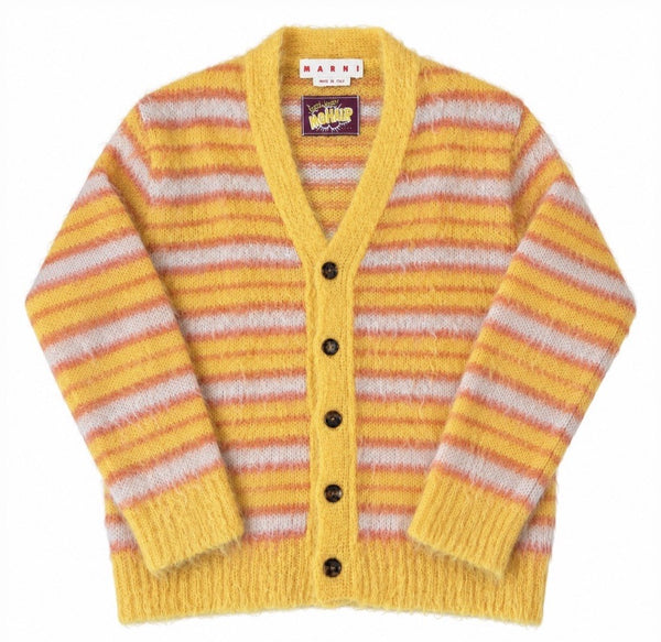 Marni Striped Mohair Cardigan, photo 2