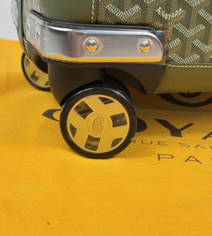 Goyard Limited Edition Hand Painted Numbered Bourget PM Cabin Trolley Suitcase（写真5）