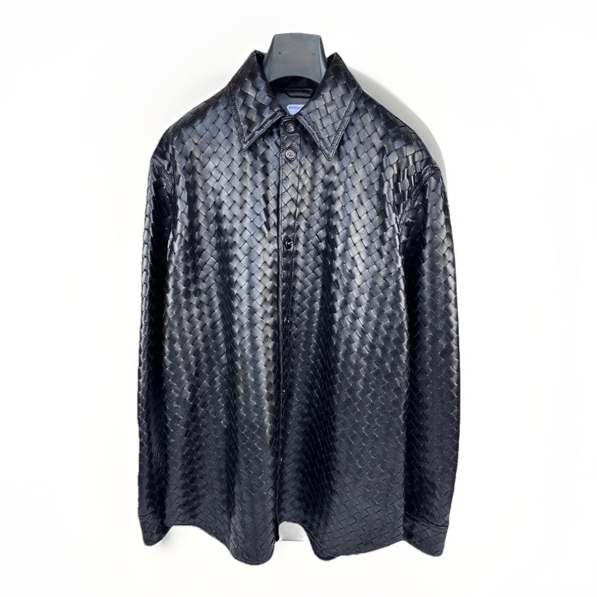 Bottega Veneta Intrecciato Lambskin Shirt, photo 2