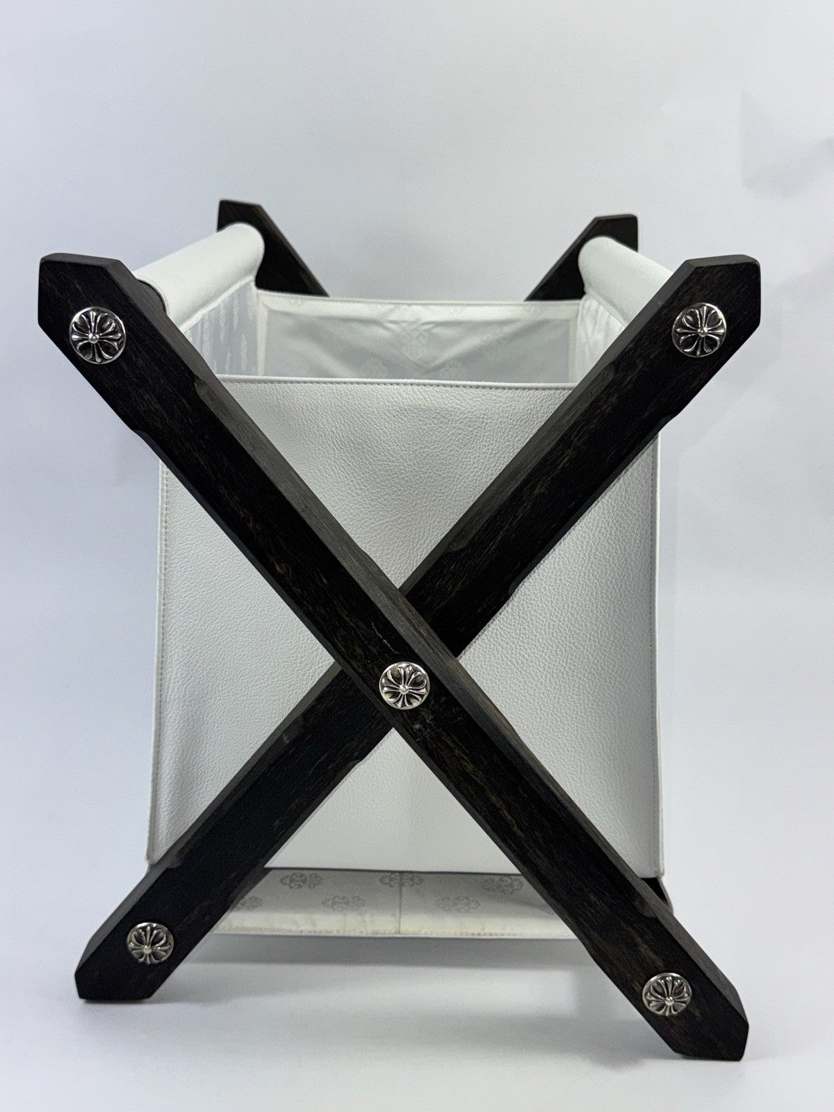 Chrome Hearts Star Patch Work Leather Magazine Holder Crib, photo 12