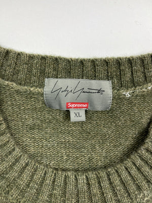 Supreme x Yohji Yamamoto Tekken Olive Sweater, photo 4