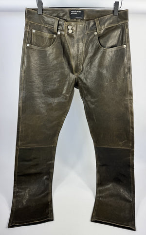 Enfants Riches Deprimes Moto Fly Soft Veil Leather Trousers, photo 3