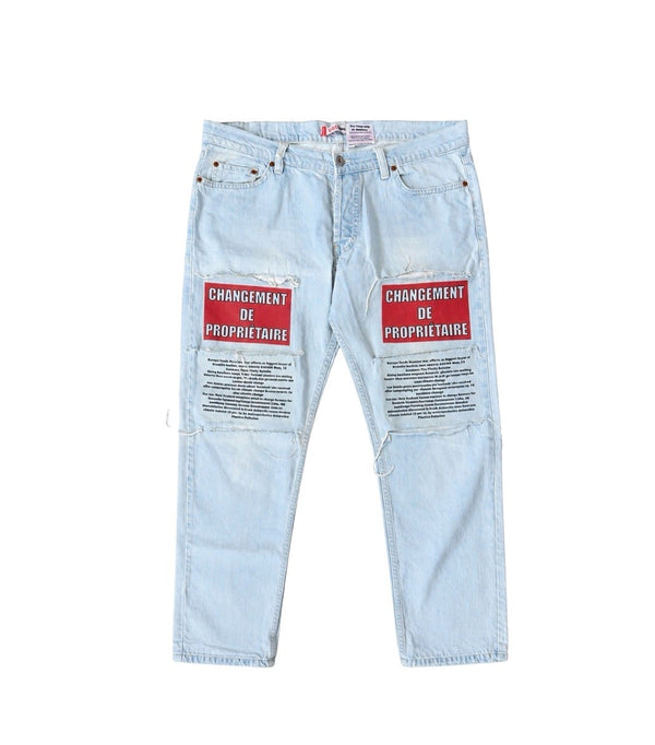 Levi’s Coucou Bebe Changement De Propriétaire Distressed Jeans, photo 1