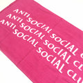 Anti Social Club Pink Hand Towel, photo 3