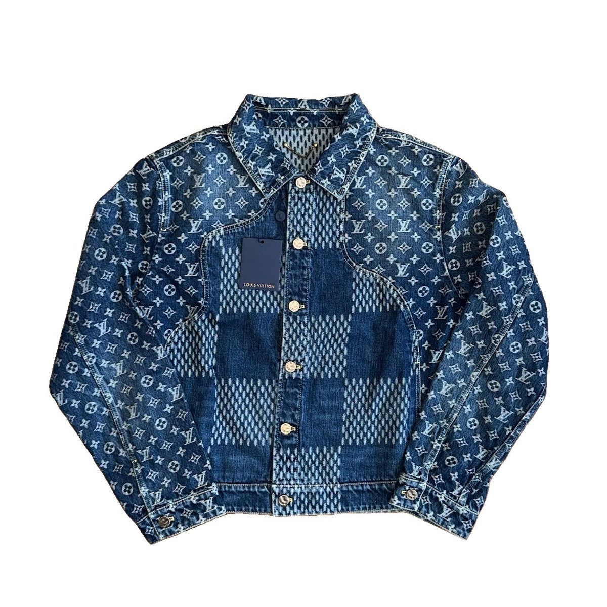 Louis Vuitton x Nigo Monogram Blue Denim Jacket, photo 1