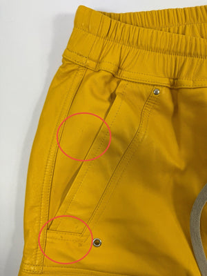Rick Owens Boxy Leather Shorts（写真9）