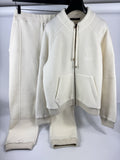 Louis Vuitton x Pharrell Textured Wool Zip Up Jumper And Trouser Set XL/L, photo 2