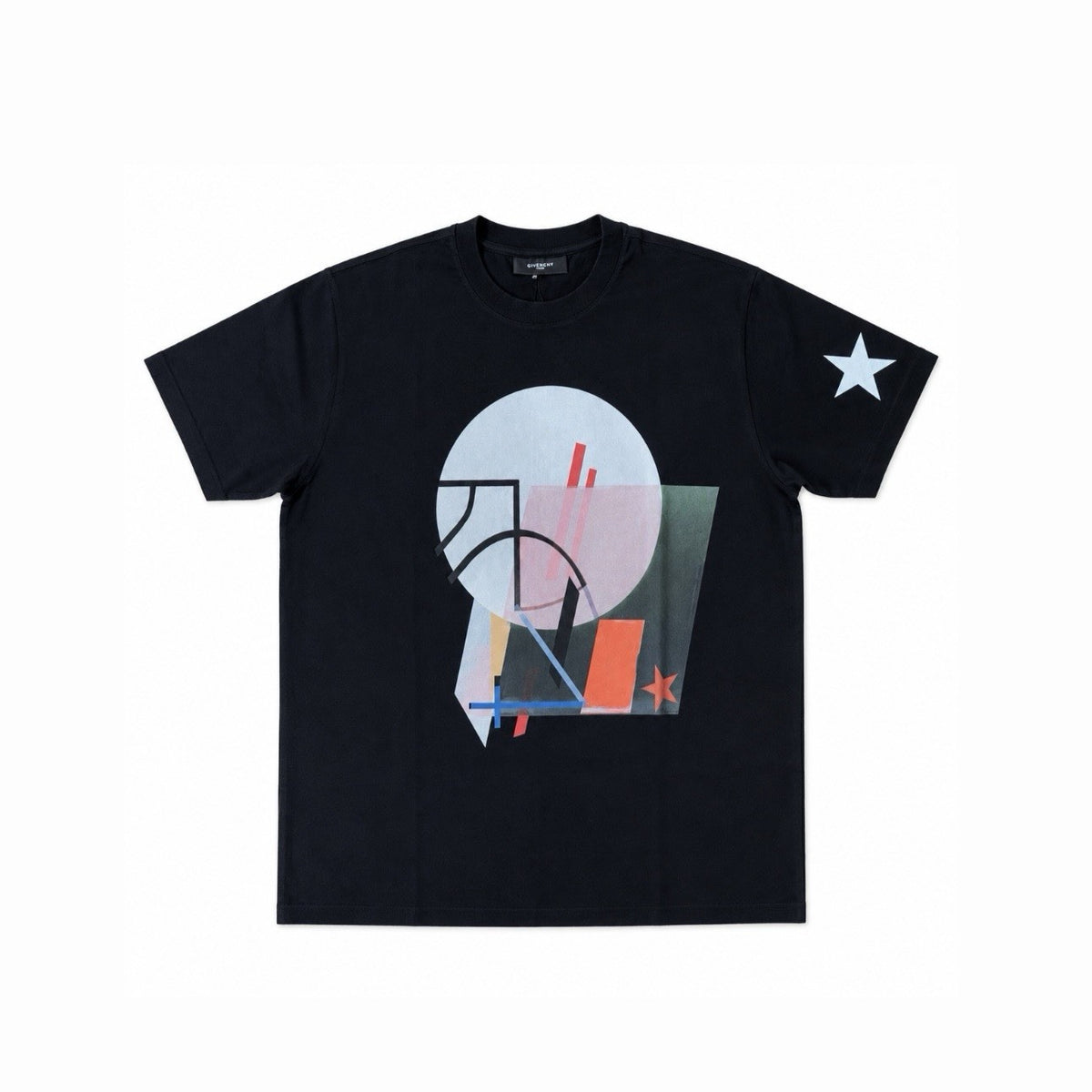 Givenchy Abstract Geometric Star Oversized T-Shirt, photo 1